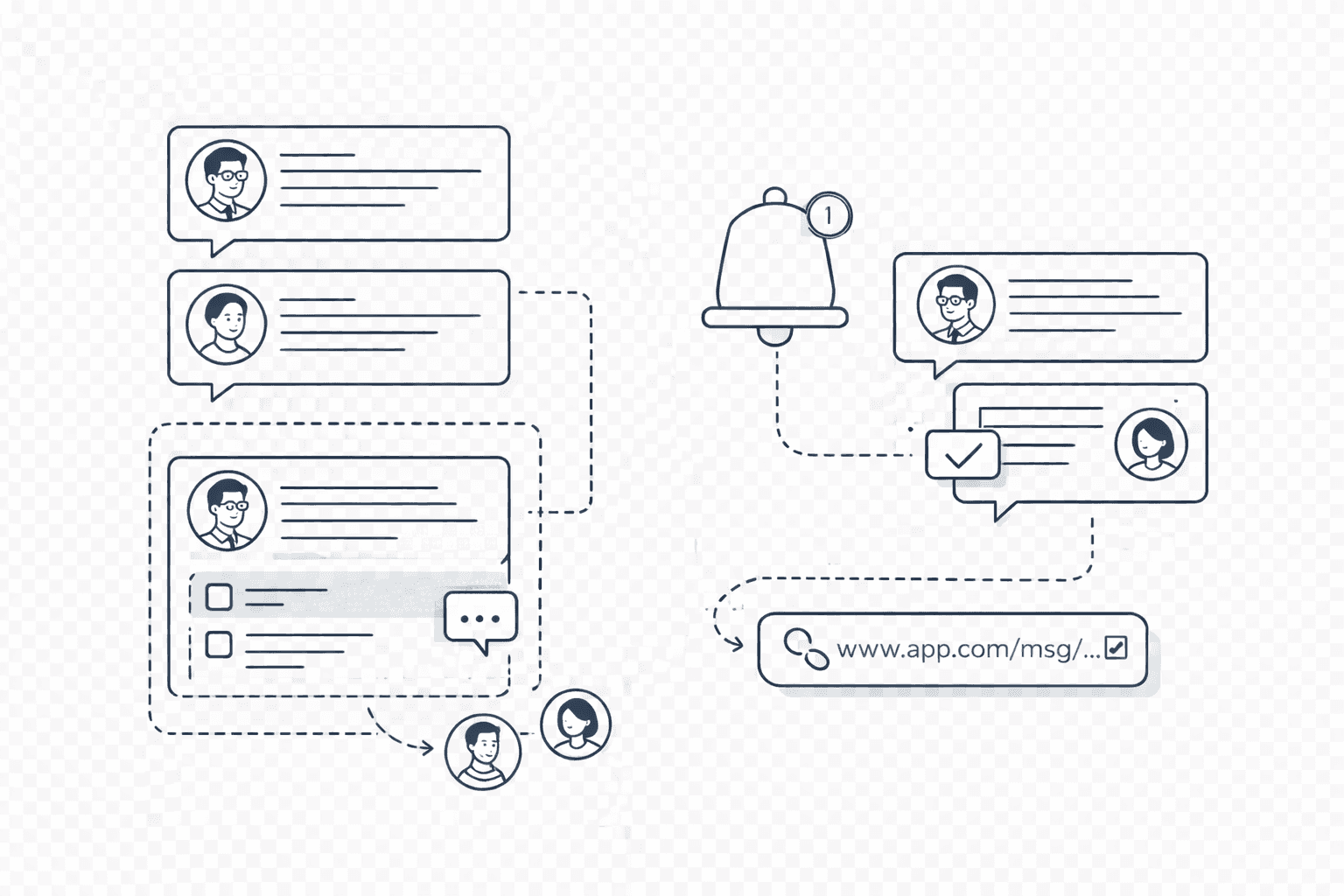 Comments/internal notes/sharing preview